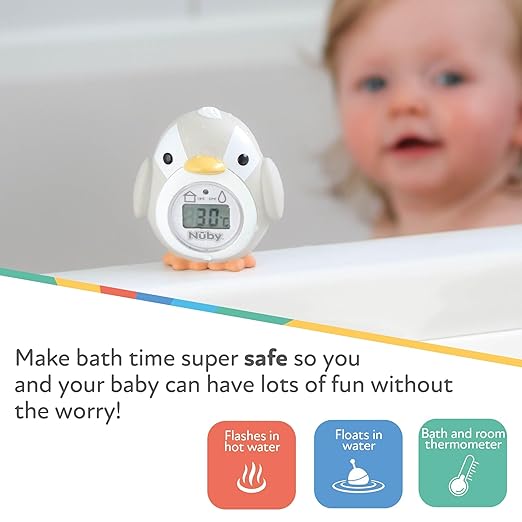 Holiday Baby Gift Guide 2025 - Nuby Penguin Bath Thermometer