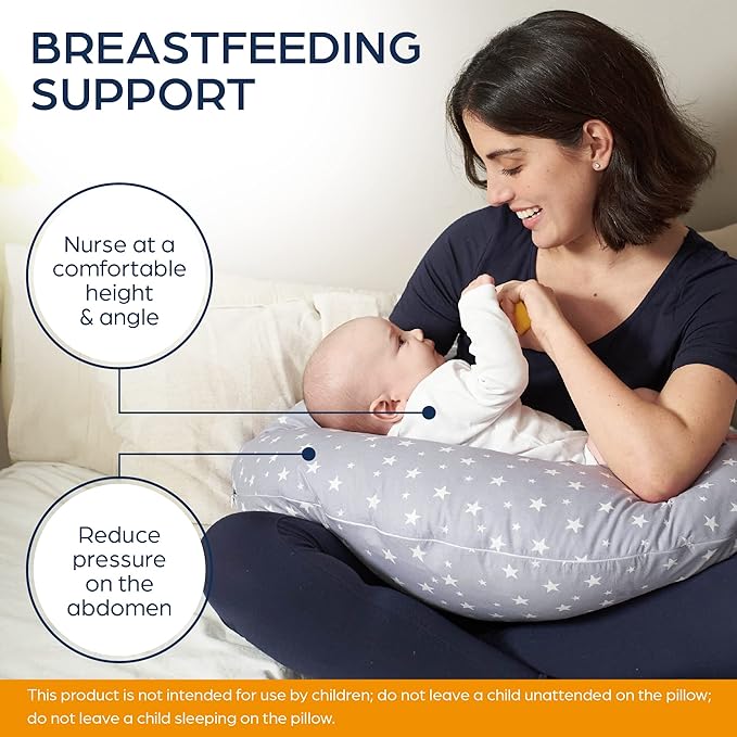 Niimo pregnancy and breastfeeding pillow from the Holiday Baby Gift Guide