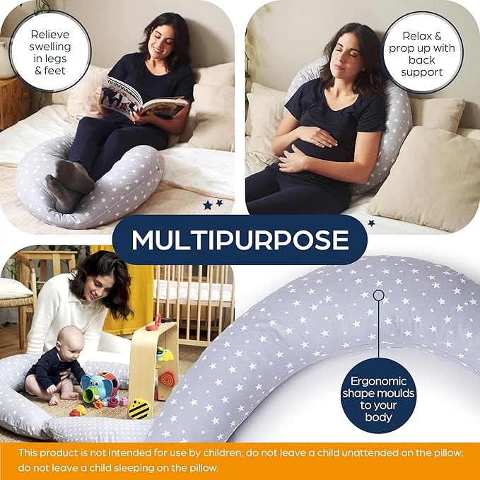 Niimo pregnancy and breastfeeding pillow from the Holiday Baby Gift Guide