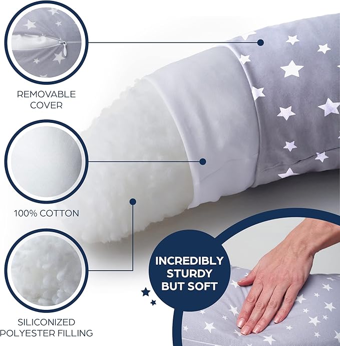 Niimo pregnancy and breastfeeding pillow from the Holiday Baby Gift Guide