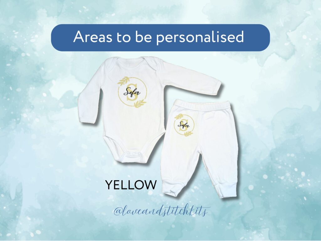 handmade baby gifts UK personalised outfits.
