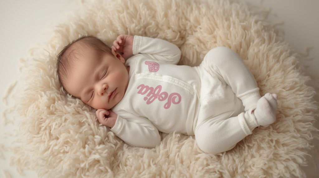 Handmade baby gifts UK personalised outfits.